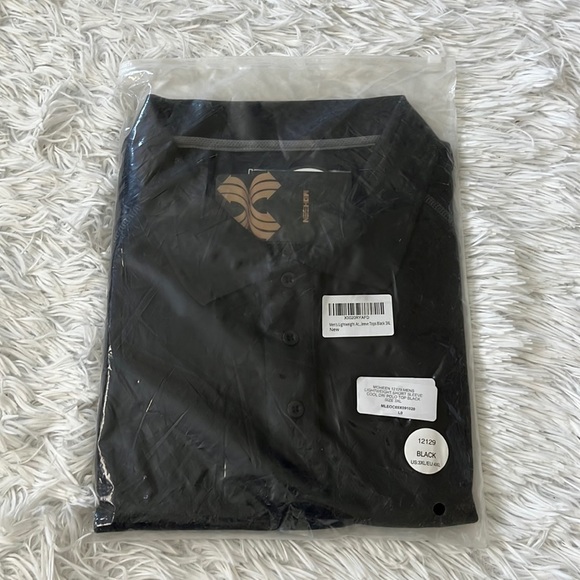 MOHEEN 12129 MENS LIGHTWEIGHT SHORT SLEEVE COOL DRI POLO TOP BLACK/GRAY SIDE 3XL - Picture 2 of 9